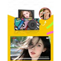 S168 PRO Flip Screen Mini Camera 1080P HD Video Camcorder Retro Style Portable Pocket Digital Camera Selfie Camera For Gift