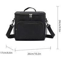 1pcs Thickened insulated Bag Student Lunch Box Large Capacity Hand-Held Single-Shoulder Outdoor Picnic Bag