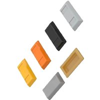 10PCS 99563 1x2 Gold Bar Size Block Moc Compatible with Brick DIY Children's Toy Assembly Parts