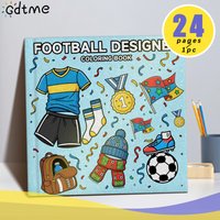 FOOTBALL DESIGNER Coloring Book for Relaxation | 24 Pages of Colorful and Joyful Designs | Perfect Gift for Holiday Parties
