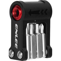 AliExpress NONE ENLEE Bicycle Mini Multi-functional Repair Tool Set 9-in-1 Tool Kit CO2 Inflatable Nozzle Allen Wrench Bike Parts