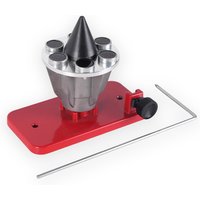 42-047 339075B High Precision Magnetic Lawn Mower Blade Balancer Replace Lawn Mower Wall Mount Blade Balancer Red LM003