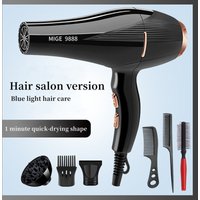 Fashionable High-Speed Hair Dryer High-Power Quick Drying Hair Care Silent Home Hair Salon Tools Buy 1 Get 6 Free