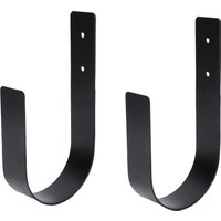 2Pcs Metal Curtain Wall Hook Curtain Holdbacks Tie Backs Iron Modern U Shaped Curtain Wall Hooks Holders for Drapes Bedroom