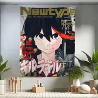 Kill La Kill Matoi Ryuuko Anime Chart Tapestry Art Science Fiction Room Home Decor Cheap Hippie Wall Hanging