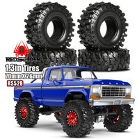 RED SPIDER 1.3 RC Crawler Tires Super Soft Rubber Wheel Tyres for 1/18 1/24 Traxxas TRX4M Axial SCX24 Ascent-18 Upgrade Parts