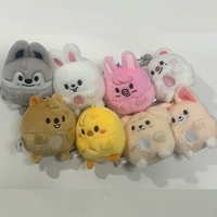 SKZOO and Zootopia collaboration egg plush keychain K-POP Stray Kids mini plush toy SKZ HAN Felix Bangchan gift for friends