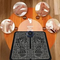 Foot Muscle Massage Pad USB Charging Electric Sole Massage Tool Pad Muscle Massage Relax Trainer For Massage Fitness Sport Relax