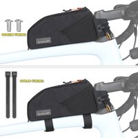 AliExpress Rhinowalk Bike Top Tube Bag Water-Resistant Bicycle Frame Pack Screw Or Strap Fixing For Mtb&Road Bike Won't Touch Leg Luggage