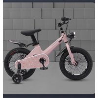 Carbon Steel Kids Bike Girls Boys Bike Magnesium Alloy Stroller Double Disc Brake Kids Bicycle 3-8-10 Years Old 14-16-18 Inches