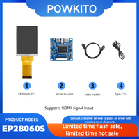 Mini split screen 2.8-inch HDMI display solution, supporting full view RGB IPS interface 480 * 640 universal capacitive touch