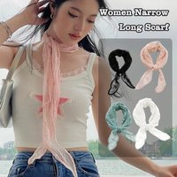 2024 Spring/Summer Korean Lace Embroidered Long Scarf Sun Protection Neck Scarf Countryside Ladies Beautiful Triangle Scarf Shaw