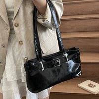PU Leather Shoulder Bags For Women 2025 Y2K Vintage Ladies Underarm Commuting Bag Hot Sale Bags for Women Handbags And Purses