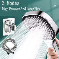 13CM Big Panel Pressizied 3 Functions Large Flow Universal Interface Faucet Shower Head With Filter Bathroom Accessories