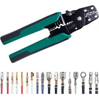 Multi-Function Mini Electric Terminal Crimping Pliers With Wire Stripping Cutting Hand Crimping Tool Multiple Connector
