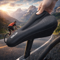 ESLNF Bicycle Seat Cover - Soft Padding for Road Bikes, Gel Shock Absorption, Thickened & Comfortable, Suitable for Mountain Bik