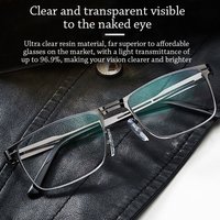 Stainless Steel Men Business Reading Glasses for Reader Women Unisex Presbyopia Optical Eyeglasses +1.0 1.5 2.0 2.5 3.0 3.5 4.0