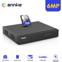 ANNKE H.265+ 6MP 8CH PoE NVR for IP Security Camera System 24/7 Record Remote Access Plug-and-Play ANNKE Vision app