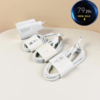 100W Xiaomi 17 15 Pro Max Ultra Charger EU Turbo Fast Charging Power Adapter 100/150/200 CM 6A Cable For Redmi Note 15 14 K90 K8