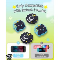 Cloud Dream Star 2026 New Thumb Grips for Switch 2 – GeekShare Luo Xiaohei Cute Cat Design Silicone Joystick Caps