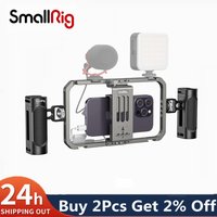 SmallRig Universal Mobile Phone Cage Smartphone Video Rig Kit with Handles for Handheld Photography Filmmaking Vlogging 2791