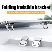 1 Pair Mini Portable Laptop Stand Computer Keyboard Holder Laptop Riser First/Second Gear Adjustment For Notebook Support