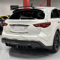 For 2009 10 11 12 13 Infiniti FX35 FX37 FX45 FX50 QX70 High Quality Carbon Fiber Car Rear Spoiler Wing Trunk Lip