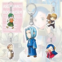 Ascendance of a Bookworm Anime Myne Urano Motosu Ferdinand Acrylic Keychain Pendant Bag Car Keychain Cell phone Pendant Gifts