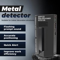 High Sensitivity Handheld Wall Scanner Metal Detector Pointer AC Wire Metal Pipe Power Detection Visual Alert Alarm
