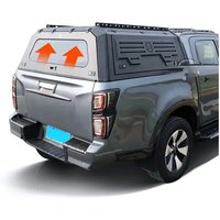 Lightweight Steel Dual Cab 4x4 Pick Up Truck Topper F150 Hardtop Ranger Canopy L200 Navara Np300 Canopy