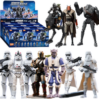 9pcs BLOKEES Star Wars Lite Mandalorian Action Figure Din Djarin Grogu Bo-Katan Zeb Orrelios Stormtrooper Assembly Model Toys