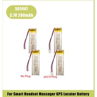 501447 Lipo Battery 3.7V 280mAh Rechargeable Lithium Battery For Smart Headset Massager GPS Locator Battery