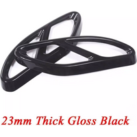 2pcs Car Stainless Steel Exhaust Pipe Cover Trim For Mercedes Benz A B C E Class CLA GLC GLE GLS Black Exhaust Pipe Tip Cover