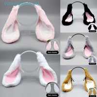 Cute Bunny Ears Headband Plush Rabbit Hair Hoop Headwear Cosplay Costume Hair Accessories For Adults Party【AliS8】
