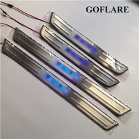 For Lexus RX270 RX350 RX400h RX450h 2009 2010 -2014 led light foot side door sill illuminated step scuff plate threshold trim