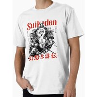 Konami's Suikoden ink art T Shirt Made USA AUS M 2XL