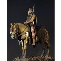 1/24 Resin Figure Model Kit Historical Military Miniature Celtic Cavalry Diorama Statue Unassembled and Unpainted Free Shipping