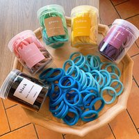 Fashionable High Elastic Sports Seamless Head Rope Simple Storage Box High Elastic Hair Loop Head Rope Hair Accessories
