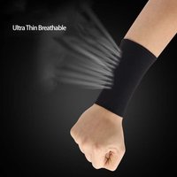 Summer Ice Silk Sports Protect Wrist Wristband Men's Thin Outdoor Sports Breathable Elastic Sunscreen Wrist Cover Women