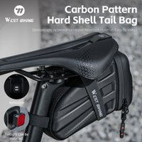 WEST BIKING EVA Hard Shell Bicycle Saddle Bag Waterproof Bike Bags 1.8L MTB Road Bike Tool Pouch Saddle Bag Bike Accessories