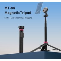 Ulanzi MT-84 Magnetic Tripod 10M Bluetooth 7-Section Extendable For iPhone 15/14/13 Series Selfie Live Stream Vlog Group Photo