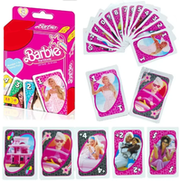 New Games Cards Barbie Doll Card Game for Family Night Featuring Tv Show Themed Graphics and a Special Rule for 2-10 Players