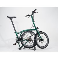 CRANSTON D10 20INCH 9SPEED Tri-Folding Chromium Molybdenum Steel Foldable Bike 9 Speed Hydraulic Disc Brake Folding Bicycle