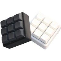 New 9 Keys Macro Keypad Hotswap Wired Type-C Mechanical Keypad RGB VIA DIY Programmable