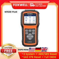 Foxwell NT630 Plus OBD2 Automotive Scanner Oil EPB Reset Engine ABS SRS SAS Calibration Code Reader OBD 2 Car Diagnostic Tool