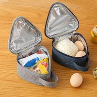High Quality Portable Triangular Insulation Bag Mini Durable Student Rice Ball Bag Aluminum Foil Lunch Carry Bags