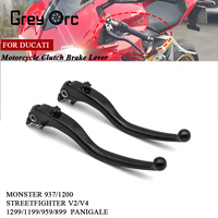 Dźwignia sprzęgła i hamulca motocyklowego do DUCATI Monster 937/950/1200 1199 1299 959 Panigale V4 V2 Streetfighter, przednie uchwyty sterowania