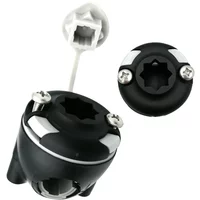 Fishing Rail Clamped Mount Base Star Holding Base Marine Boat Kayak GPS Fish Finder Pipe Adapter Accessories Holder