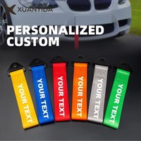Custom Tow Strap Personalised Customized Your Text Logo Tow Rope Ribbon Auto Car Accessories Trailer Ropes Bumper Towing Strap