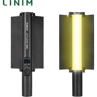 B20 Professional RGB LED Light Stick - 20W Handheld Tube with Detachable Barn Door, 1800K-9000K Full Color & Dimmable for Video